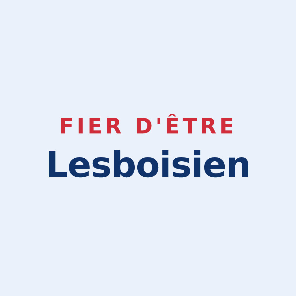 Sticker « Fier d'être Lesboisien » — design pour Lesbois