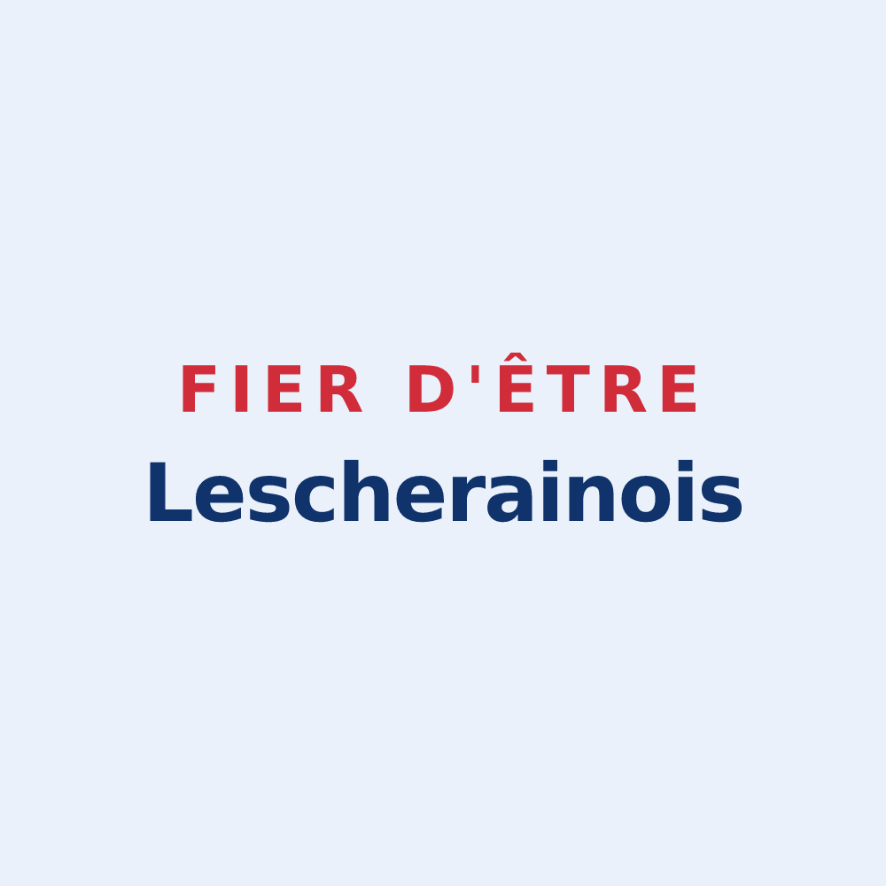 Sticker « Fier d'être Lescherainois » — design pour Lescheraines