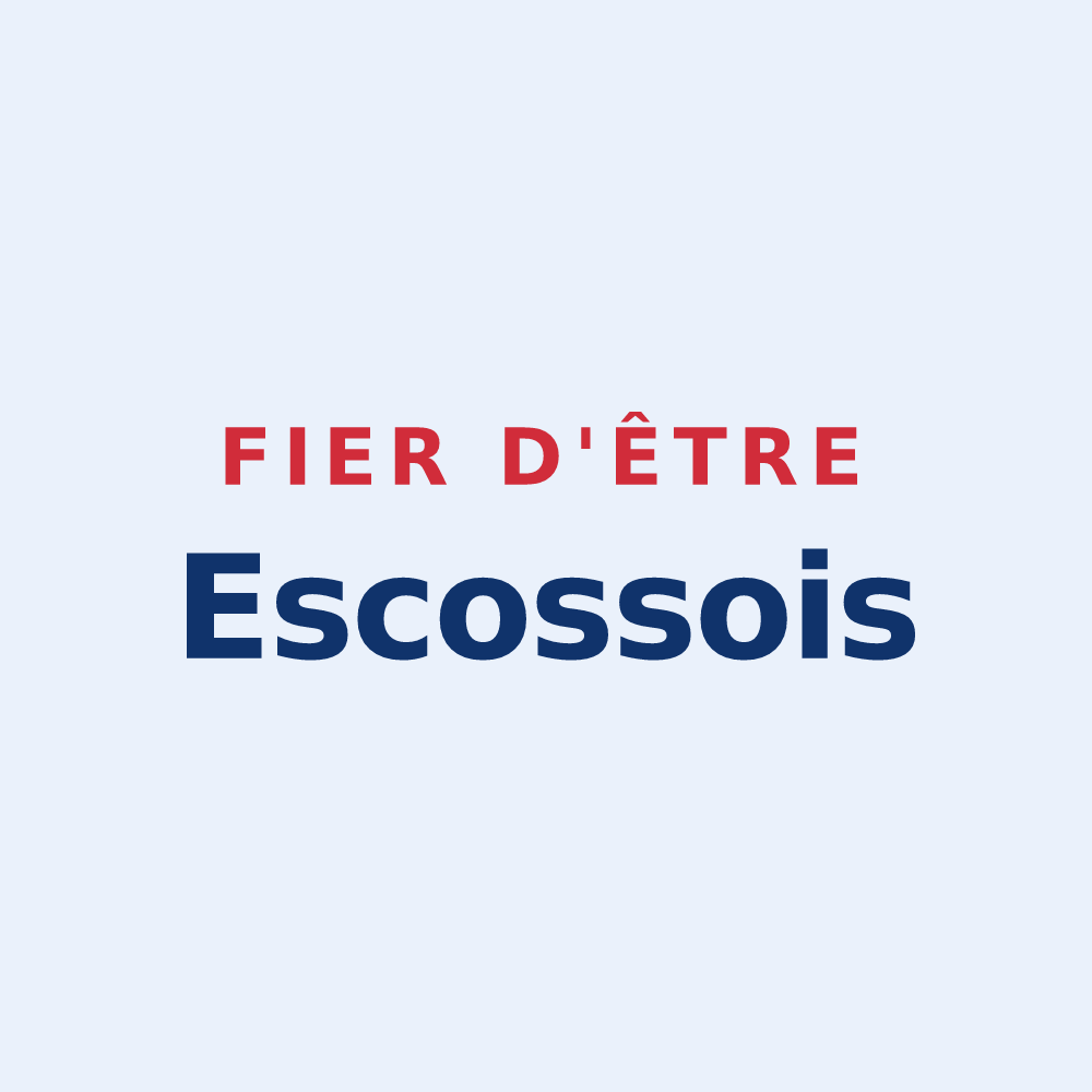 Sticker « Fier d'être Escossois » — design pour Lescousse