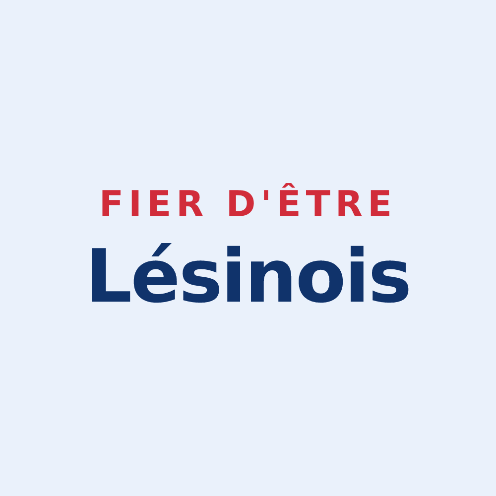 Sticker « Fier d'être Lésinois » — design pour Lésigny