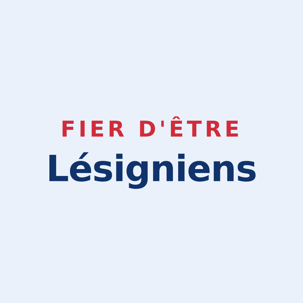 Sticker « Fier d'être Lésigniens » — design pour Lésigny