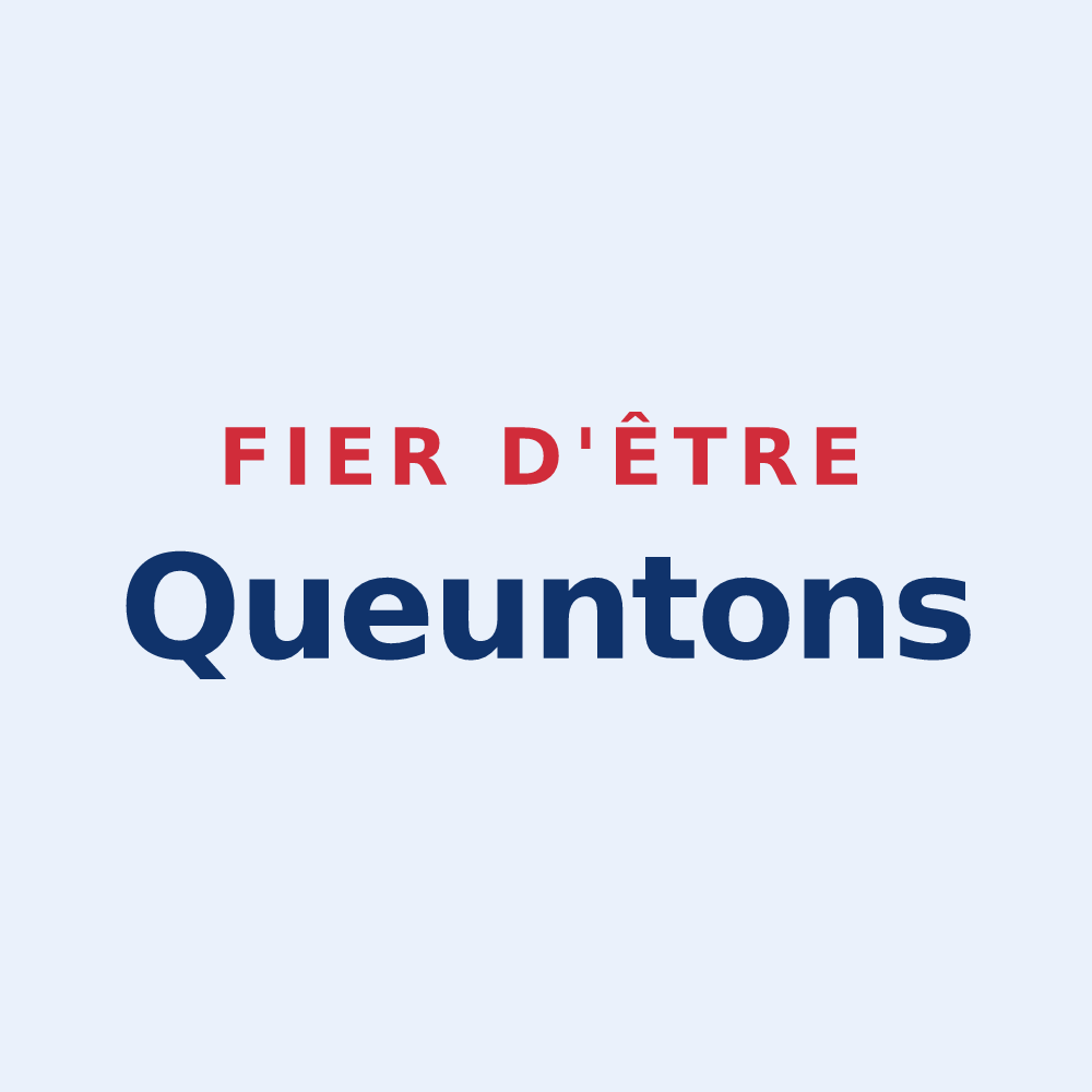 Sticker « Fier d'être Queuntons » — design pour Lesmont