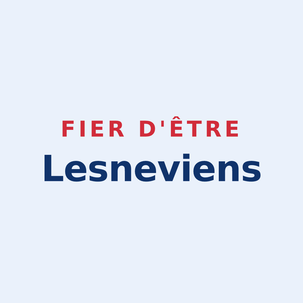 Sticker « Fier d'être Lesneviens » — design pour Lesneven