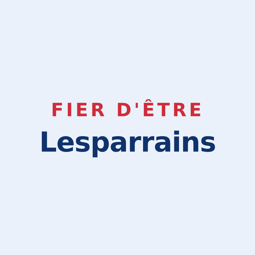 Sticker « Fier d'être Lesparrains » — design pour Lesparre-Médoc