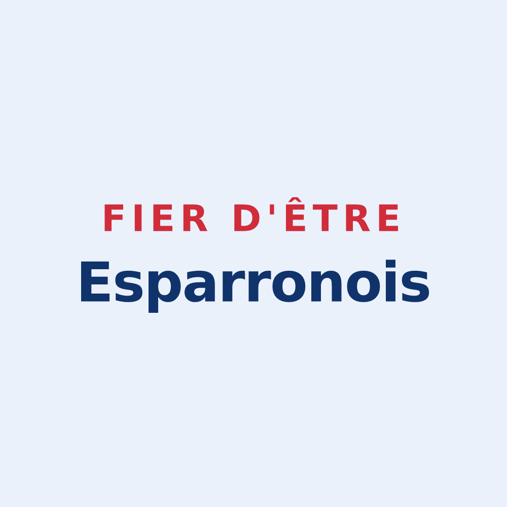 Sticker « Fier d'être Esparronois » — design pour Lesparrou