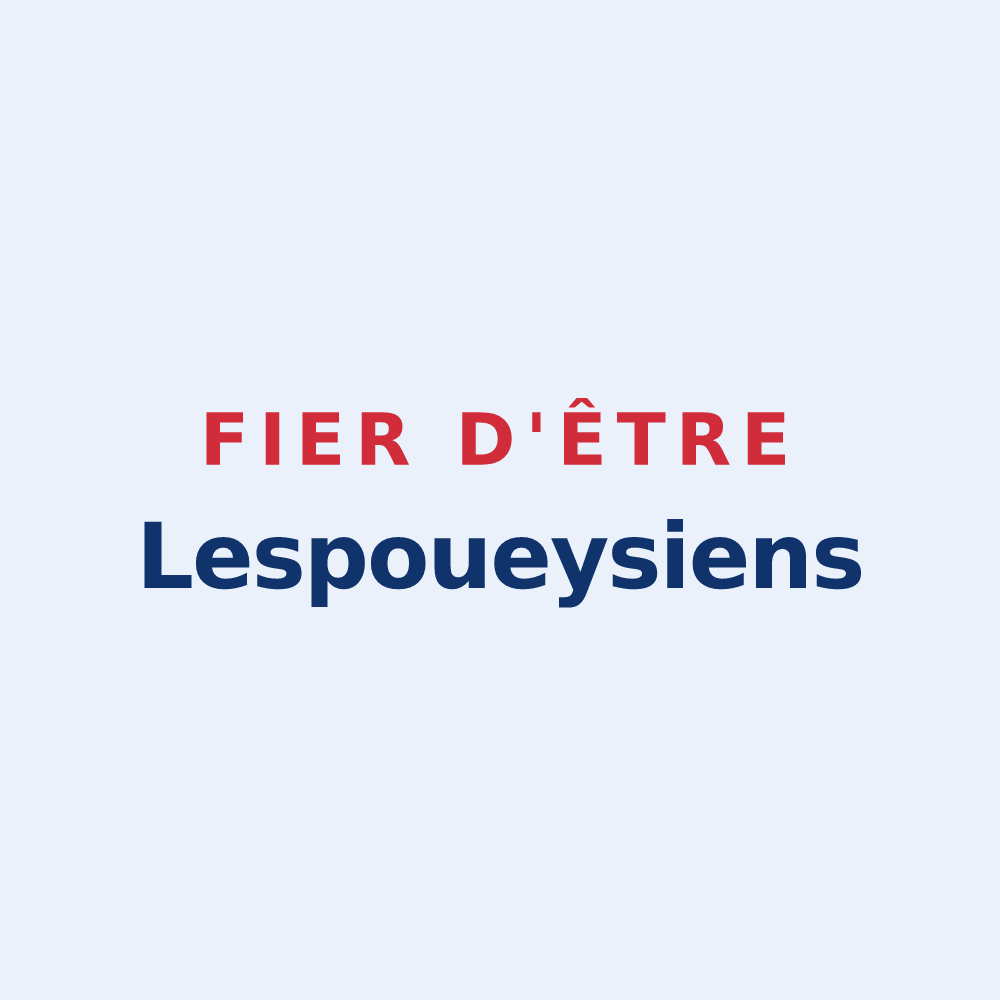 Sticker « Fier d'être Lespoueysiens » — design pour Lespouey