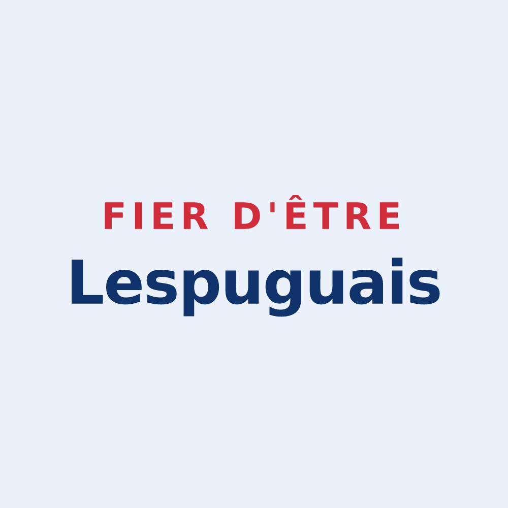 Sticker « Fier d'être Lespuguais » — design pour Lespugue