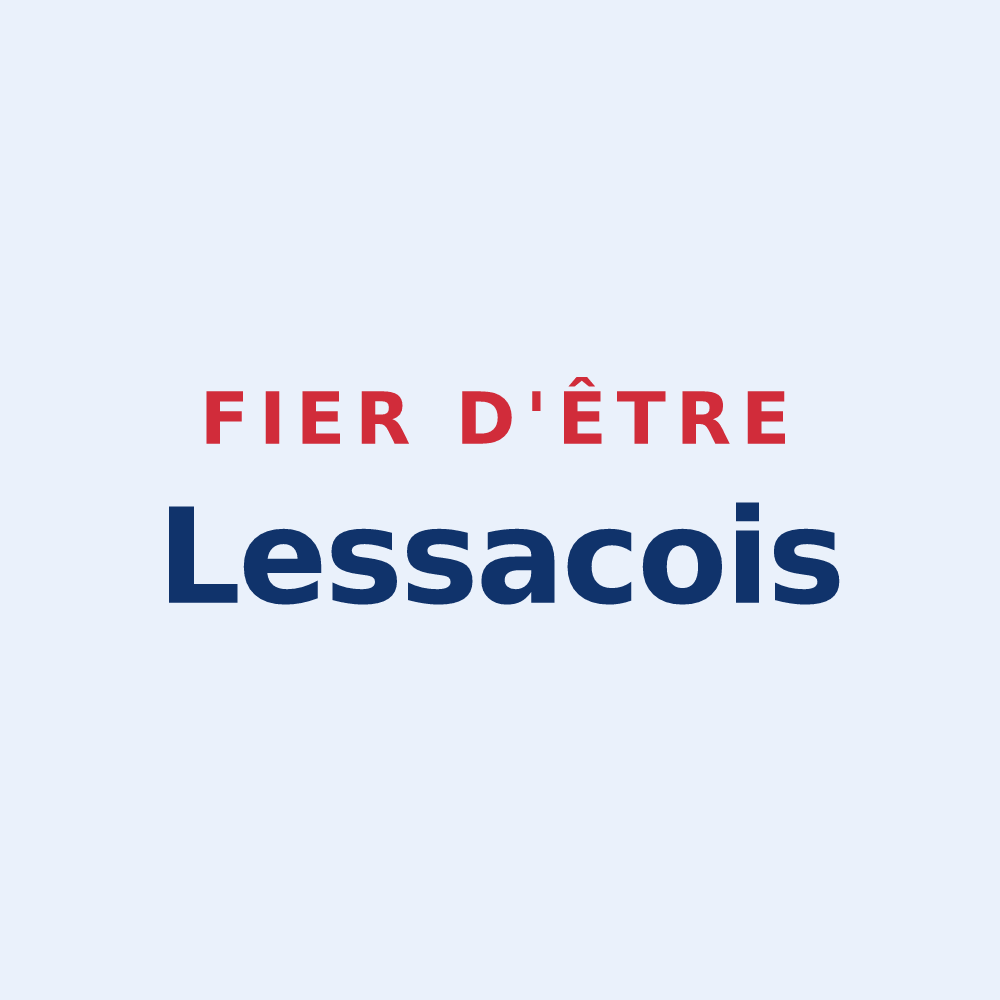 Sticker « Fier d'être Lessacois » — design pour Lessac