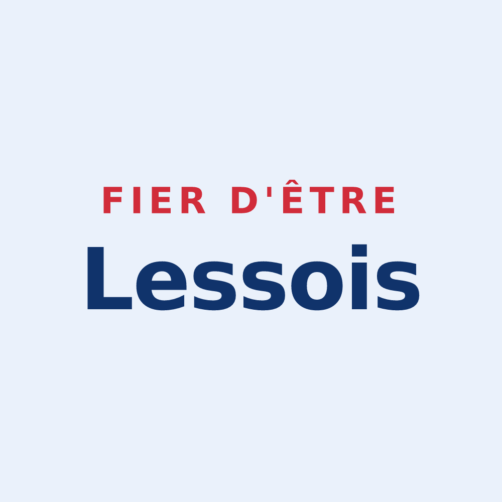 Sticker « Fier d'être Lessois » — design pour Lesse
