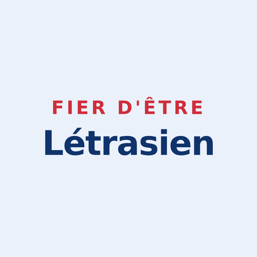Sticker « Fier d'être Létrasien » — design pour Létra