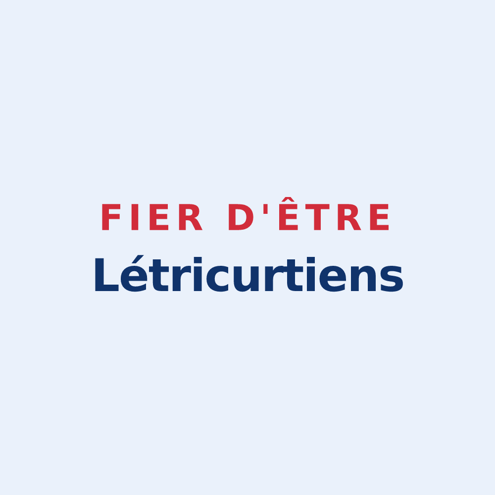 Sticker « Fier d'être Létricurtiens » — design pour Létricourt