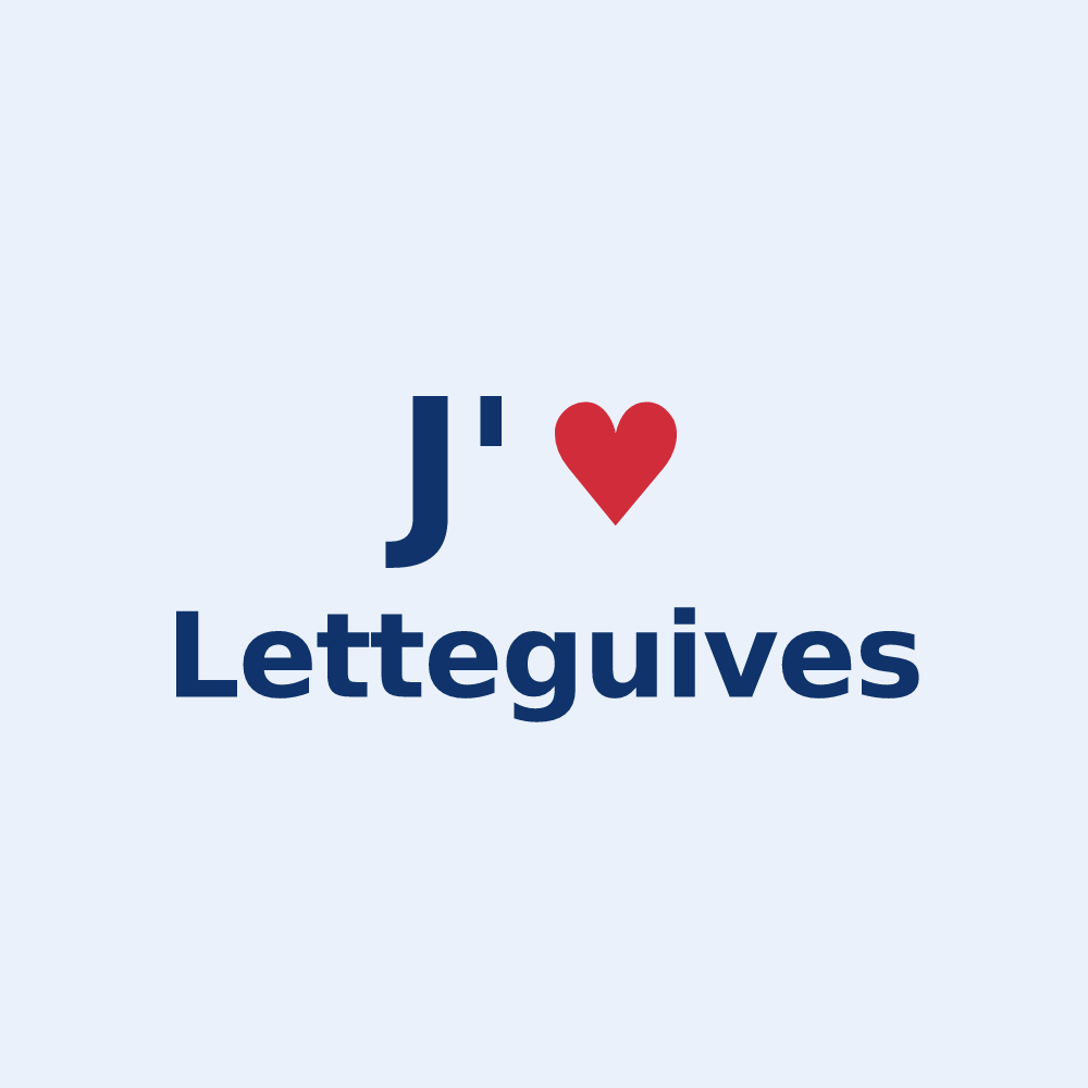Sticker personnalisé Letteguives — design J'aime Letteguives