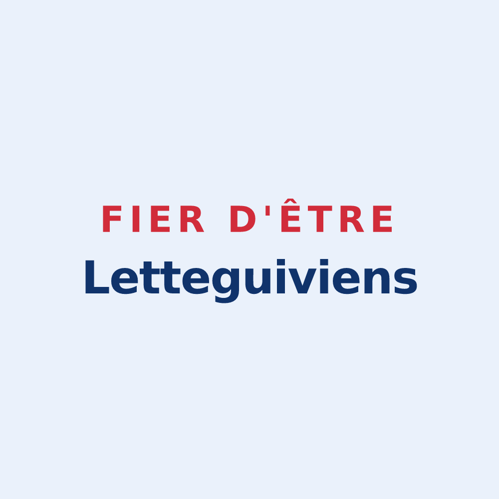 Sticker « Fier d'être Letteguiviens » — design pour Letteguives