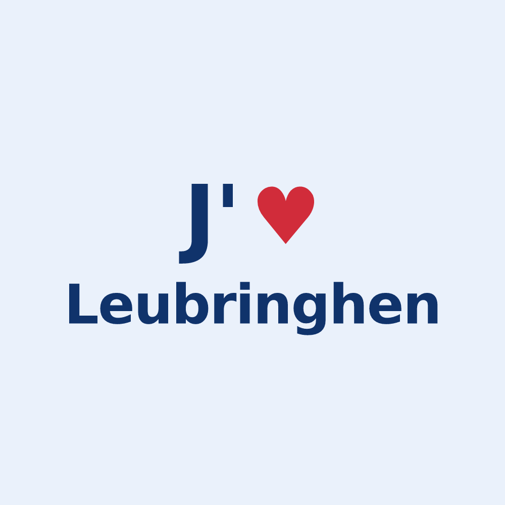 Sticker personnalisé Leubringhen — design J'aime Leubringhen