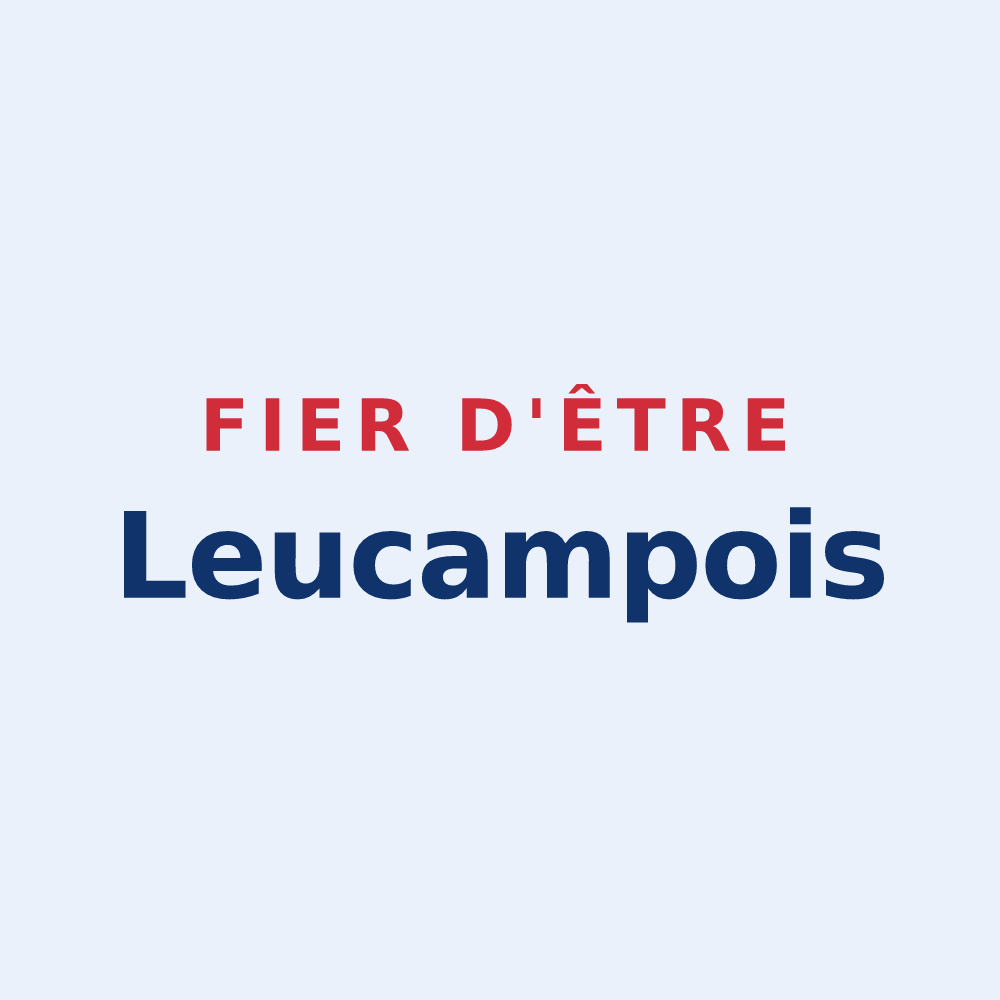 Sticker « Fier d'être Leucampois » — design pour Leucamp
