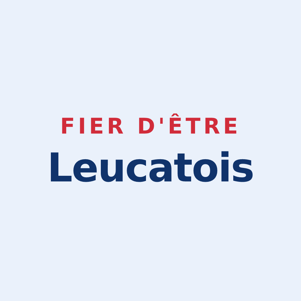 Sticker « Fier d'être Leucatois » — design pour Leucate
