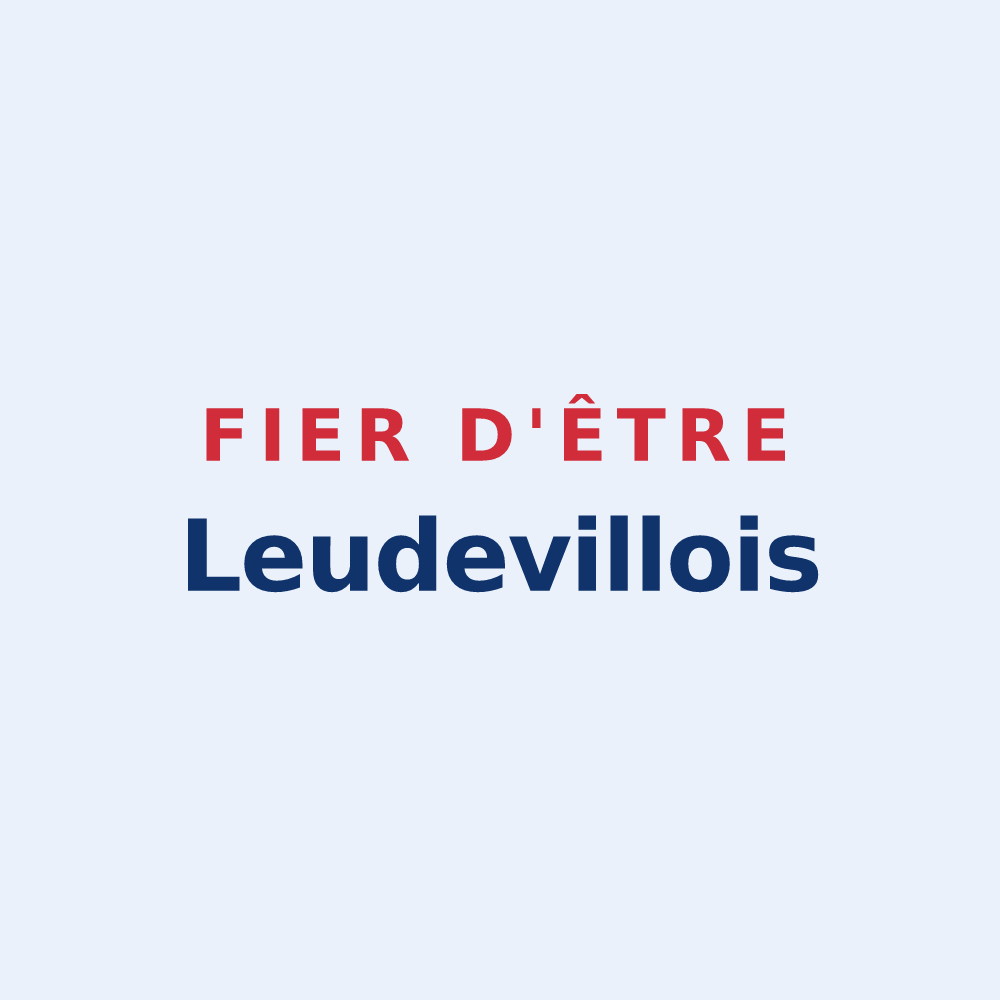 Sticker « Fier d'être Leudevillois » — design pour Leudeville