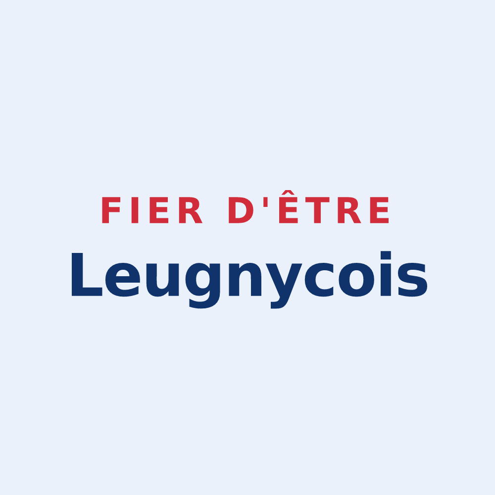 Sticker « Fier d'être Leugnycois » — design pour Leugny