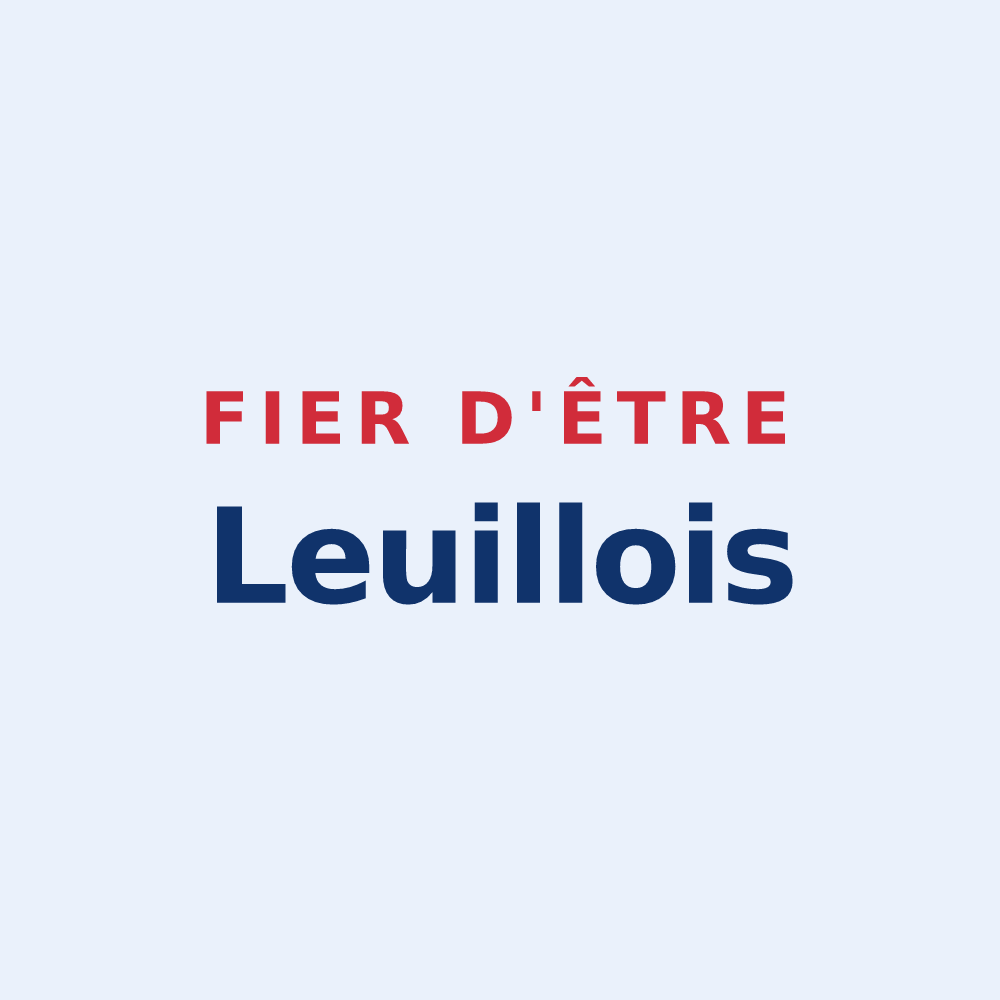 Sticker « Fier d'être Leuillois » — design pour Leuilly-sous-Coucy