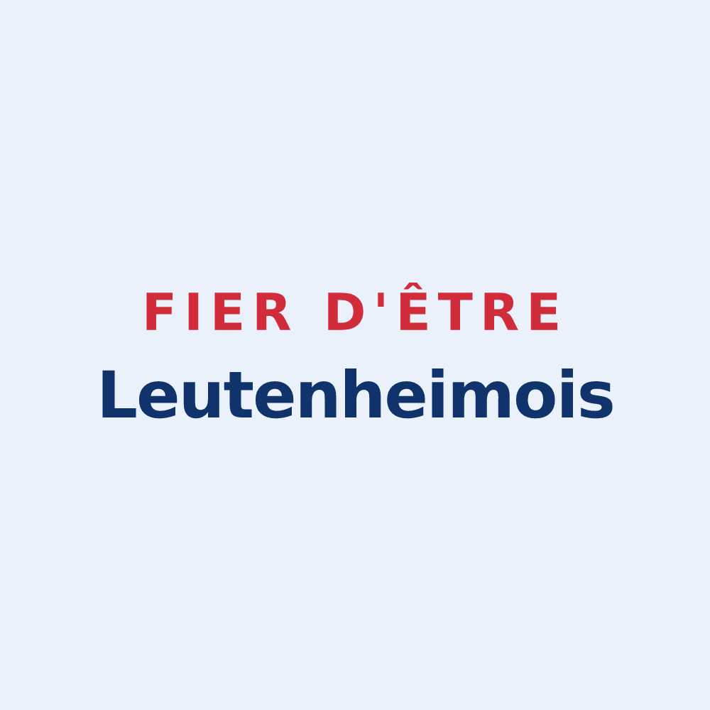 Sticker « Fier d'être Leutenheimois » — design pour Leutenheim