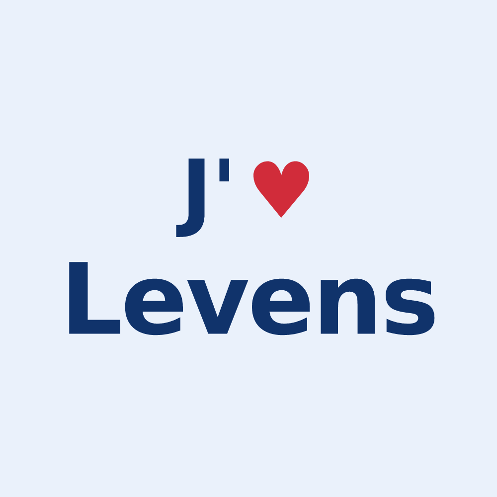 Sticker personnalisé Levens — design J'aime Levens