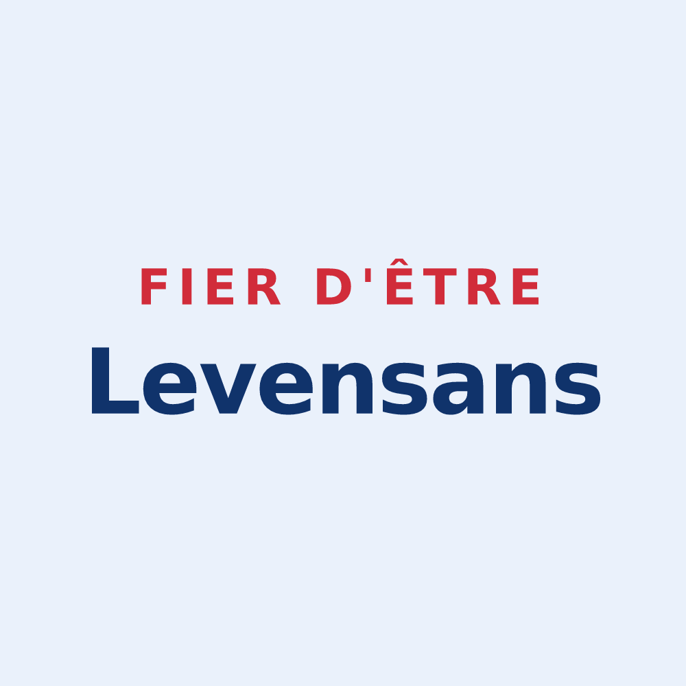 Sticker « Fier d'être Levensans » — design pour Levens