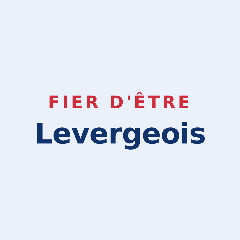 Sticker « Fier d'être Levergeois » — design pour Levergies
