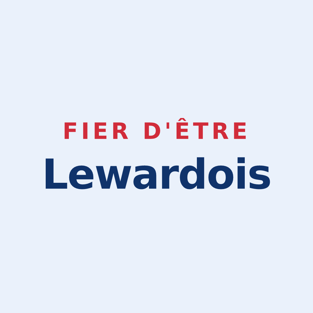 Sticker « Fier d'être Lewardois » — design pour Lewarde