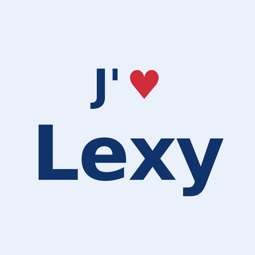 Sticker personnalisé Lexy — design J'aime Lexy