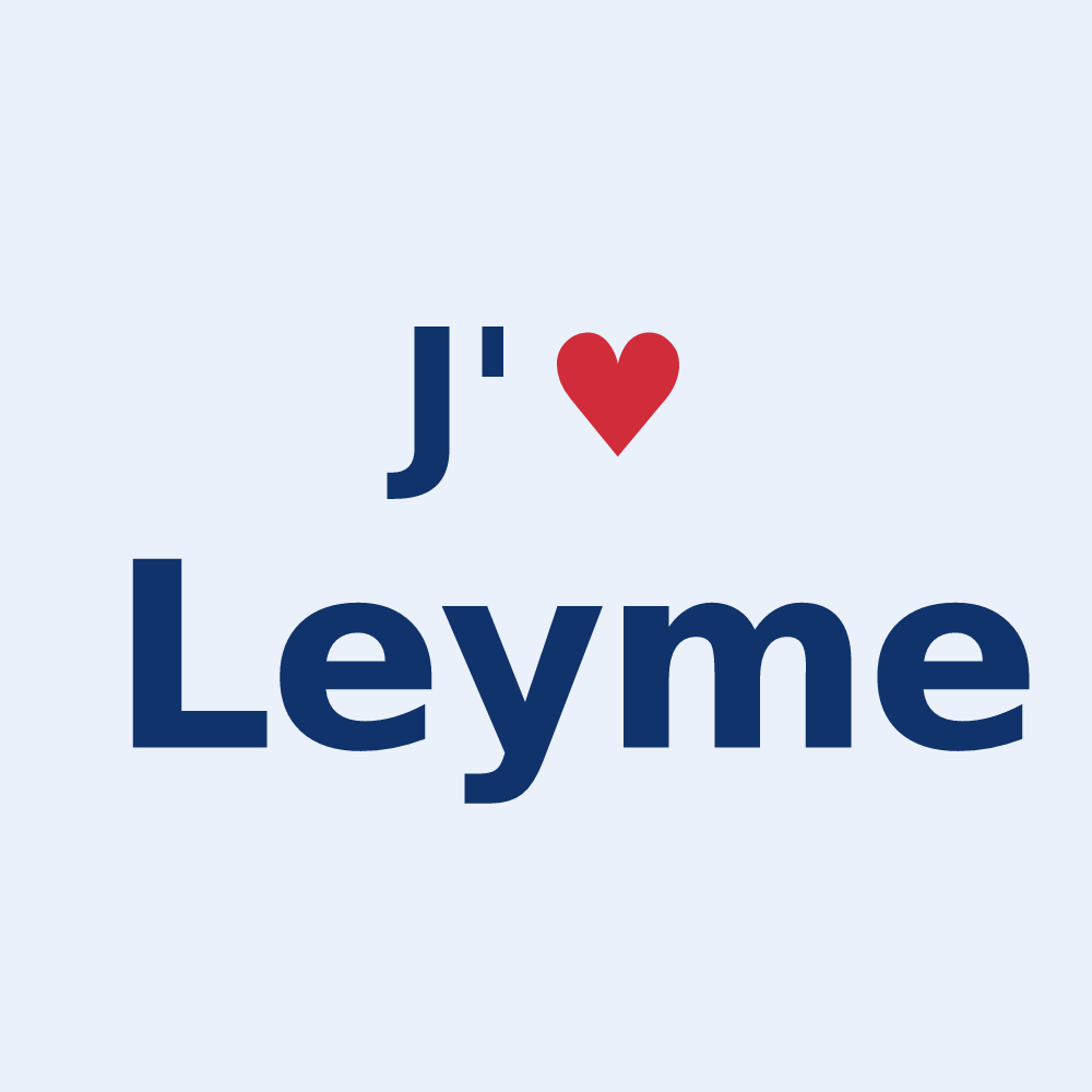 Sticker personnalisé Leyme — design J'aime Leyme