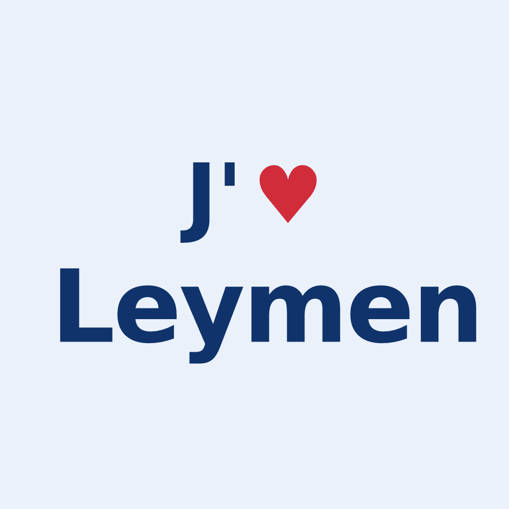 Sticker personnalisé Leymen — design J'aime Leymen