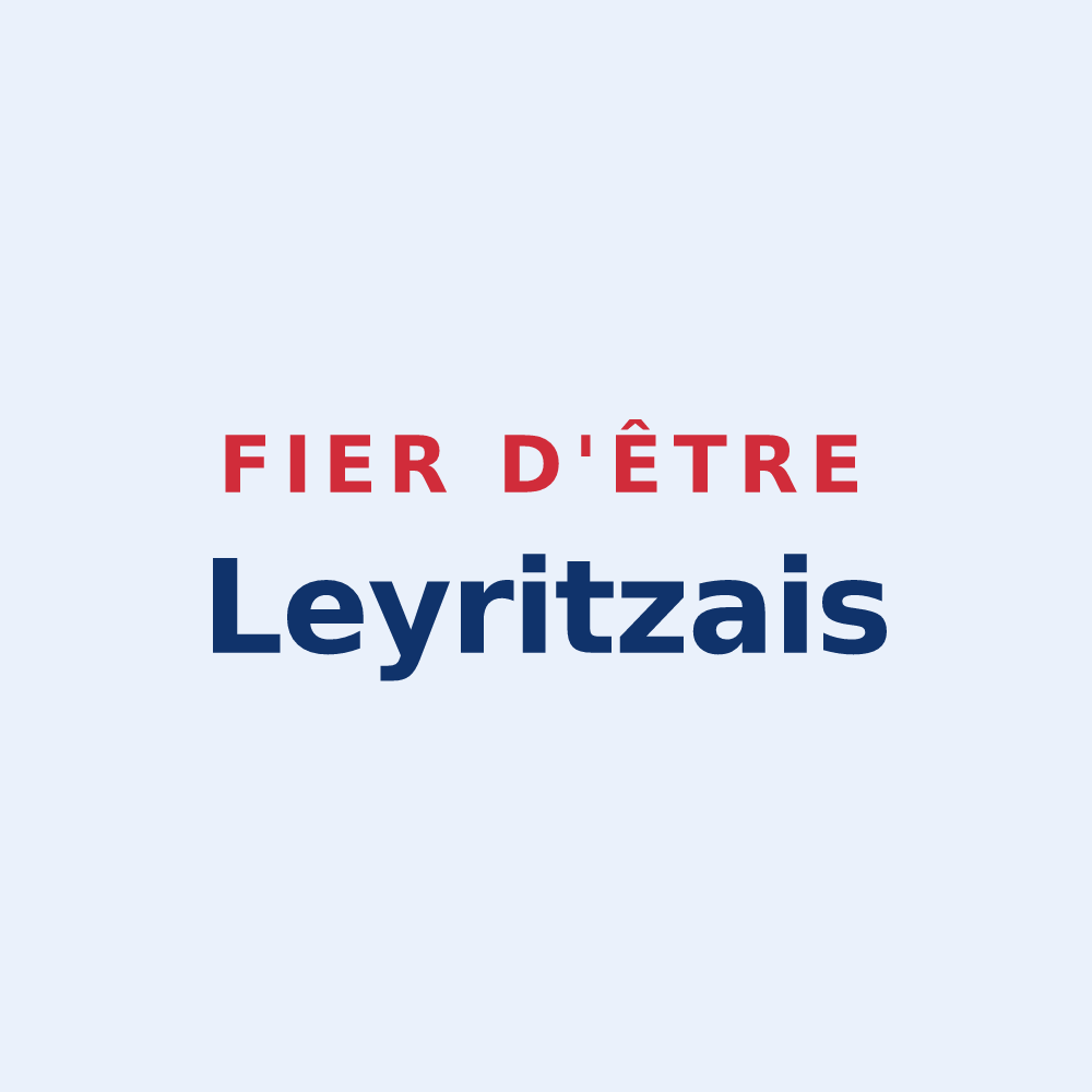 Sticker « Fier d'être Leyritzais » — design pour Leyritz-Moncassin