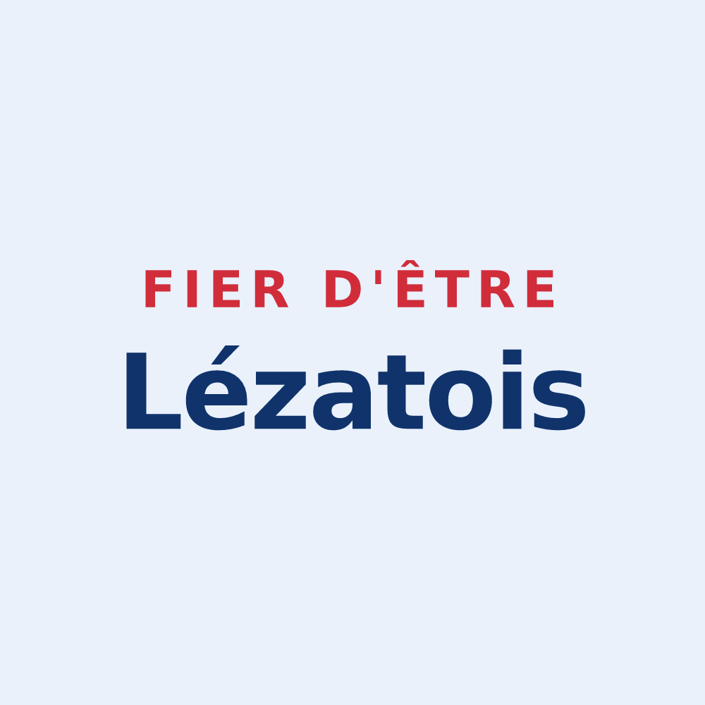 Sticker « Fier d'être Lézatois » — design pour Lézat-sur-Lèze