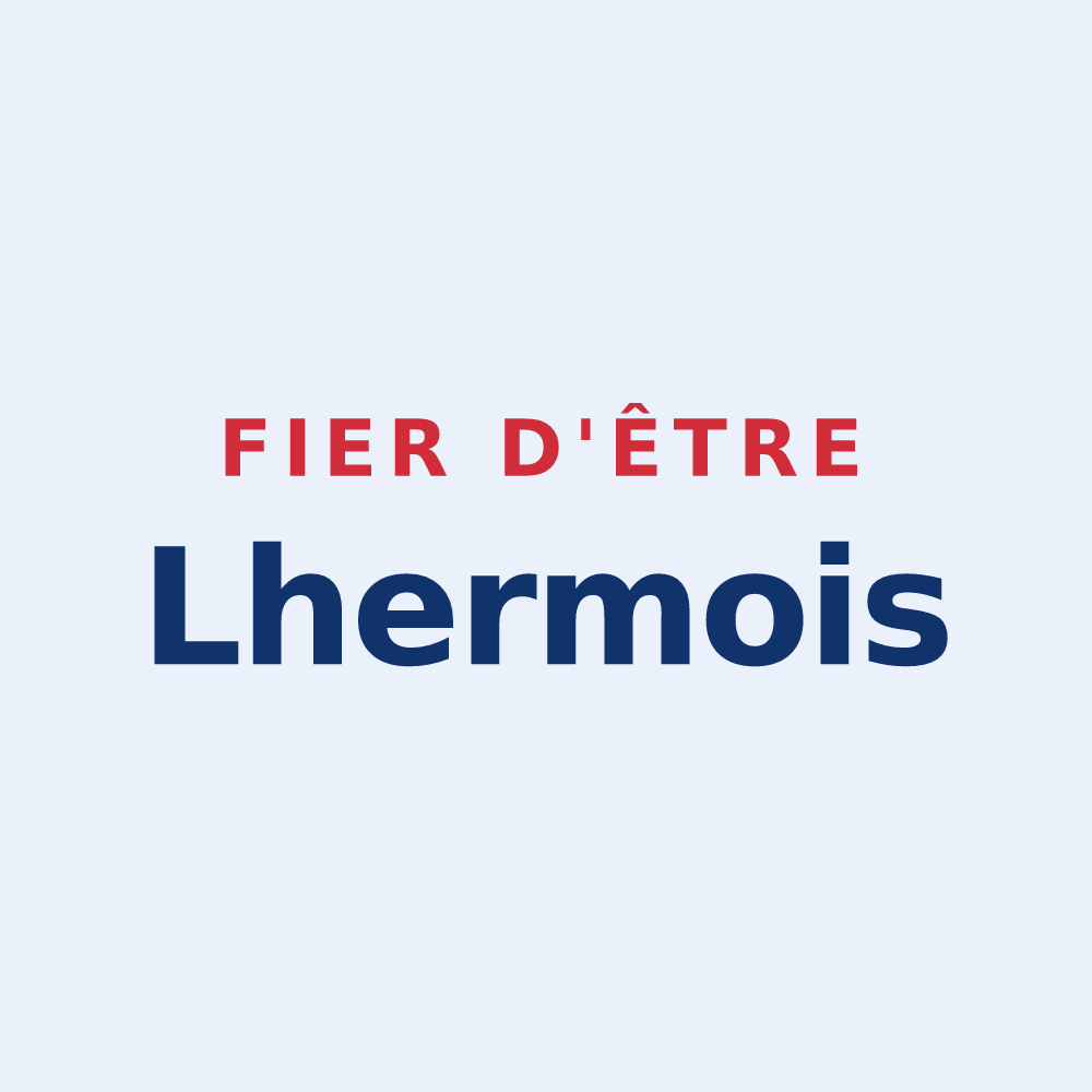 Sticker « Fier d'être Lhermois » — design pour Lherm