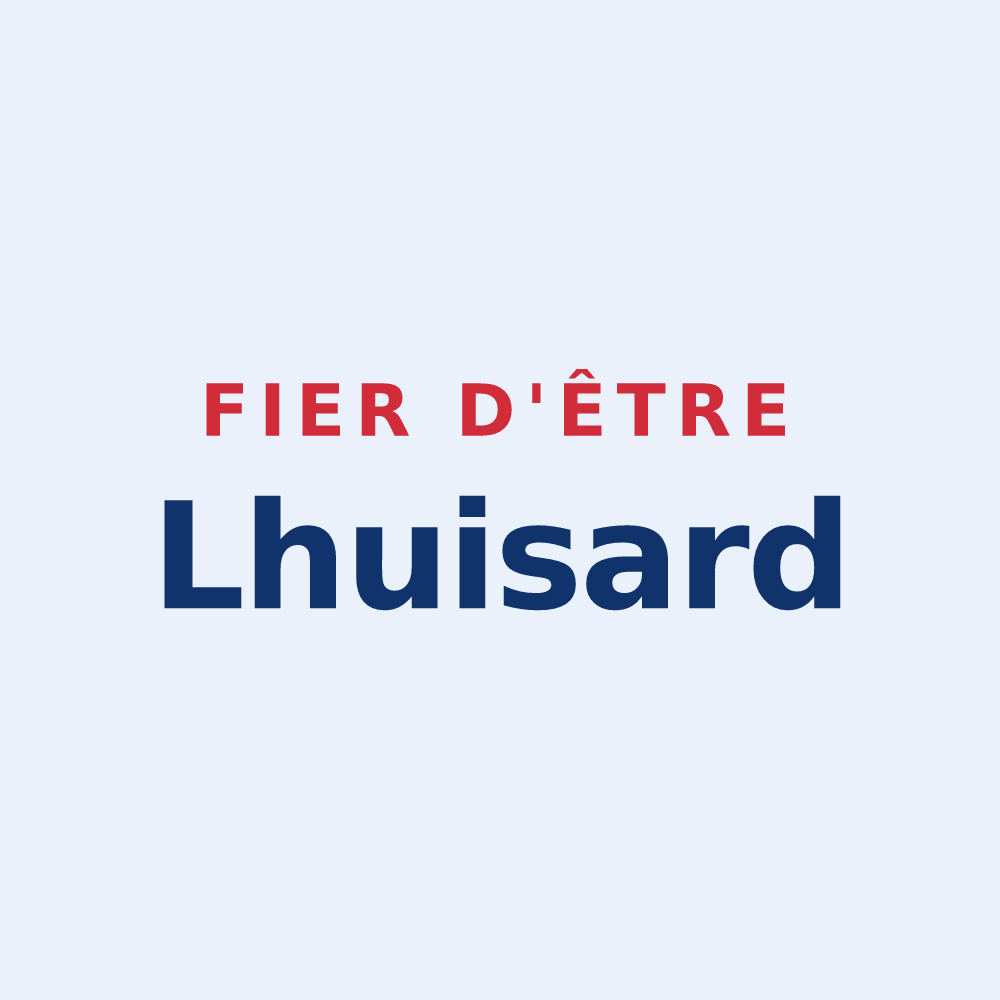 Sticker « Fier d'être Lhuisard » — design pour Lhuis