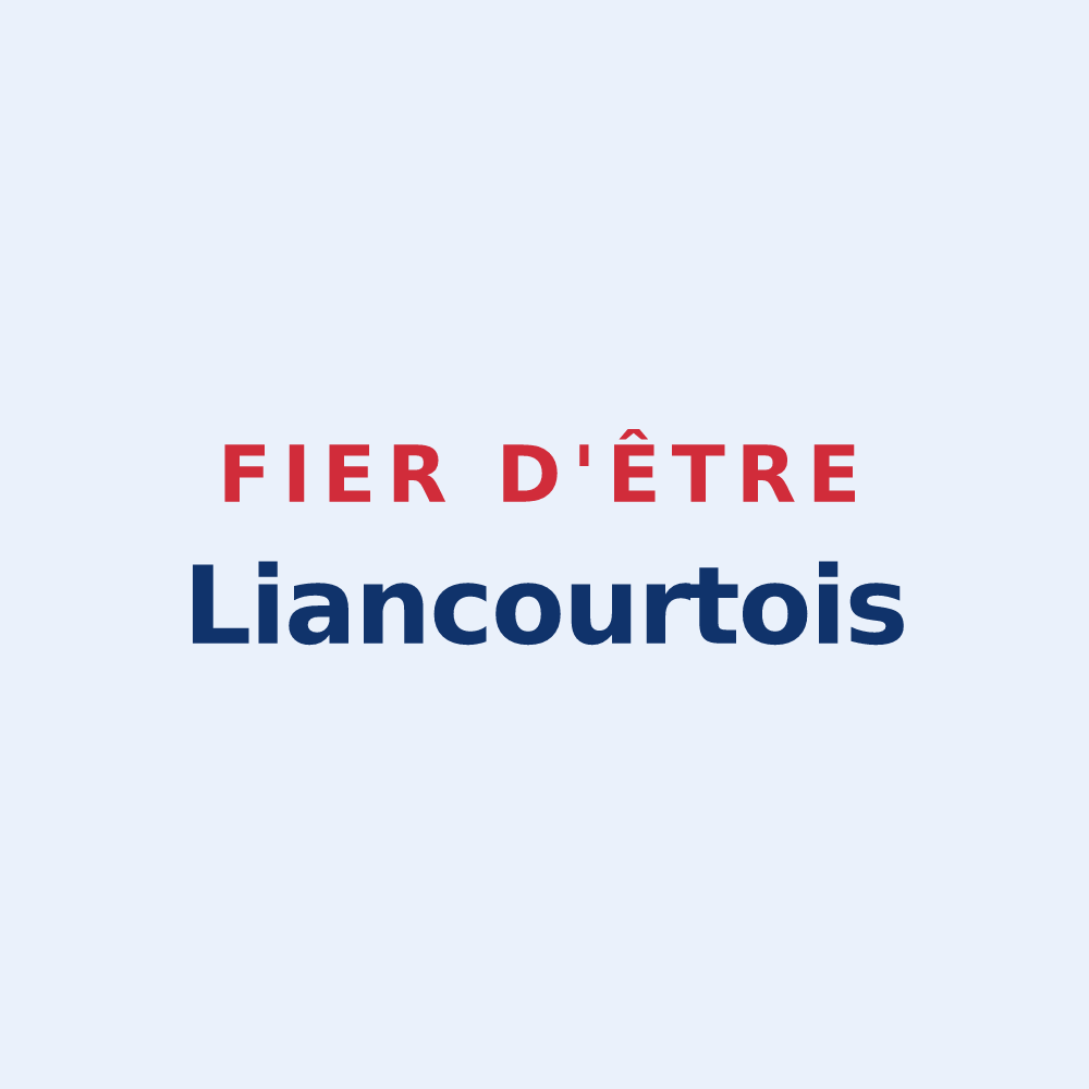 Sticker « Fier d'être Liancourtois » — design pour Liancourt-Saint-Pierre