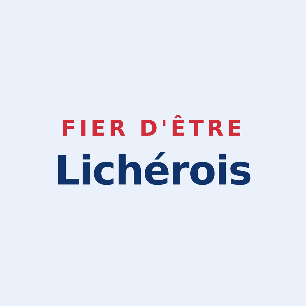 Sticker « Fier d'être Lichérois » — design pour Lichères-sur-Yonne