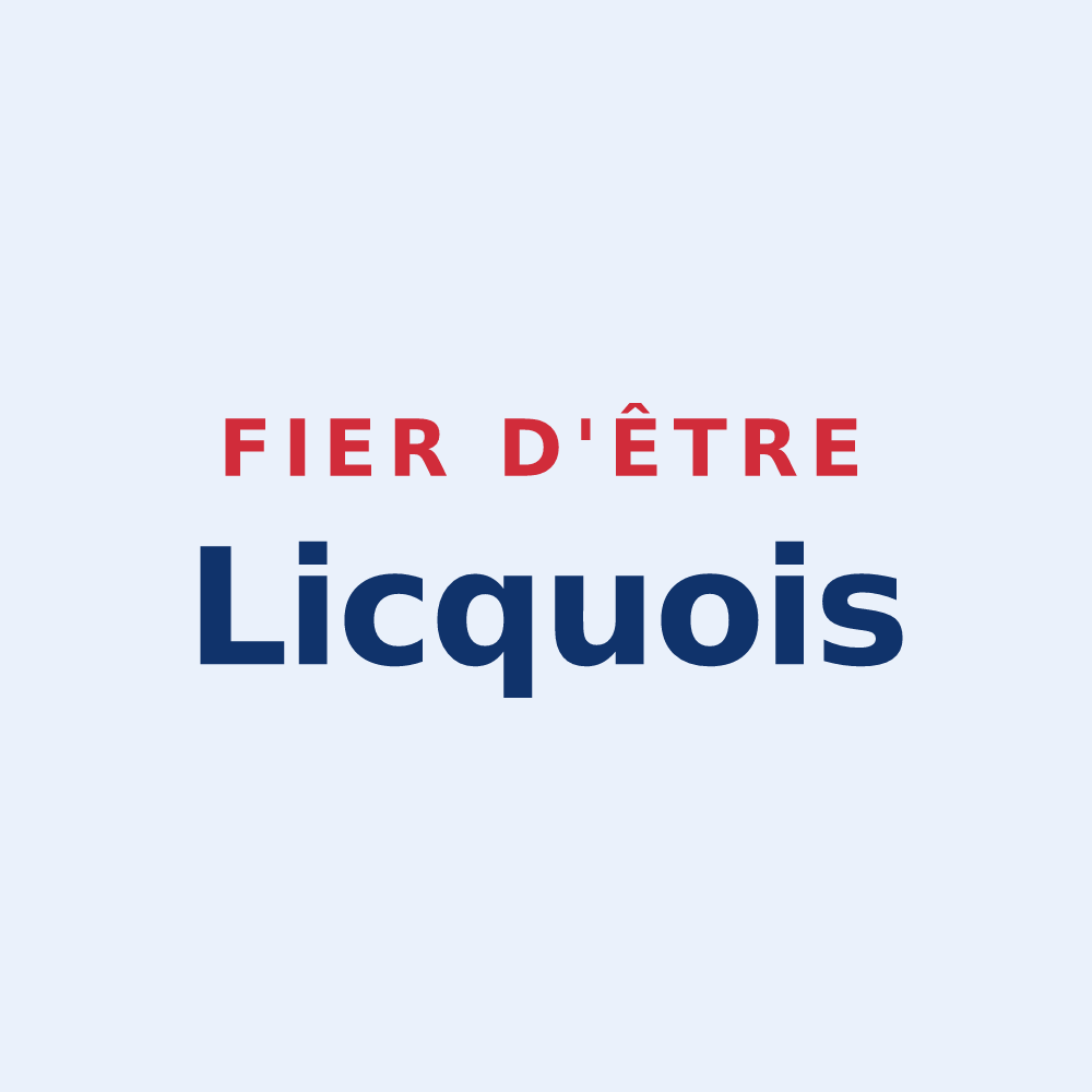 Sticker « Fier d'être Licquois » — design pour Licques