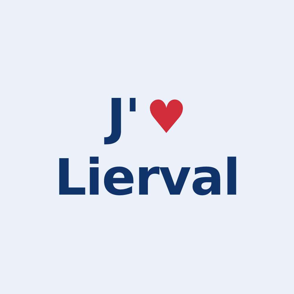 Sticker personnalisé Lierval — design J'aime Lierval