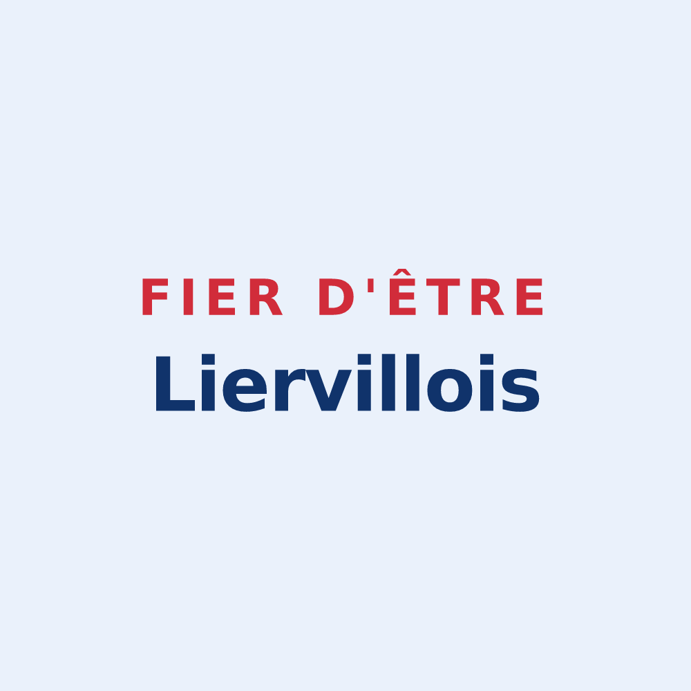 Sticker « Fier d'être Liervillois » — design pour Lierville