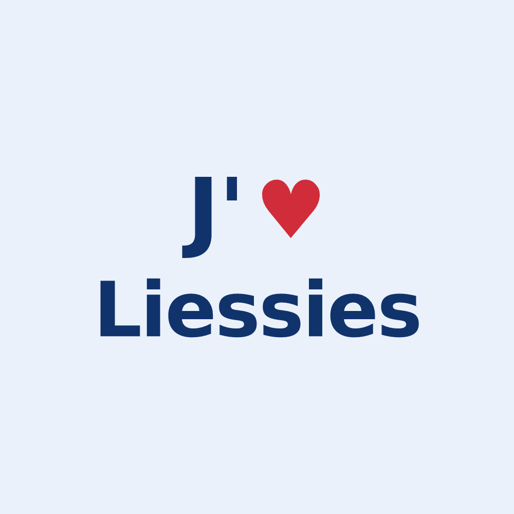 Sticker personnalisé Liessies — design J'aime Liessies