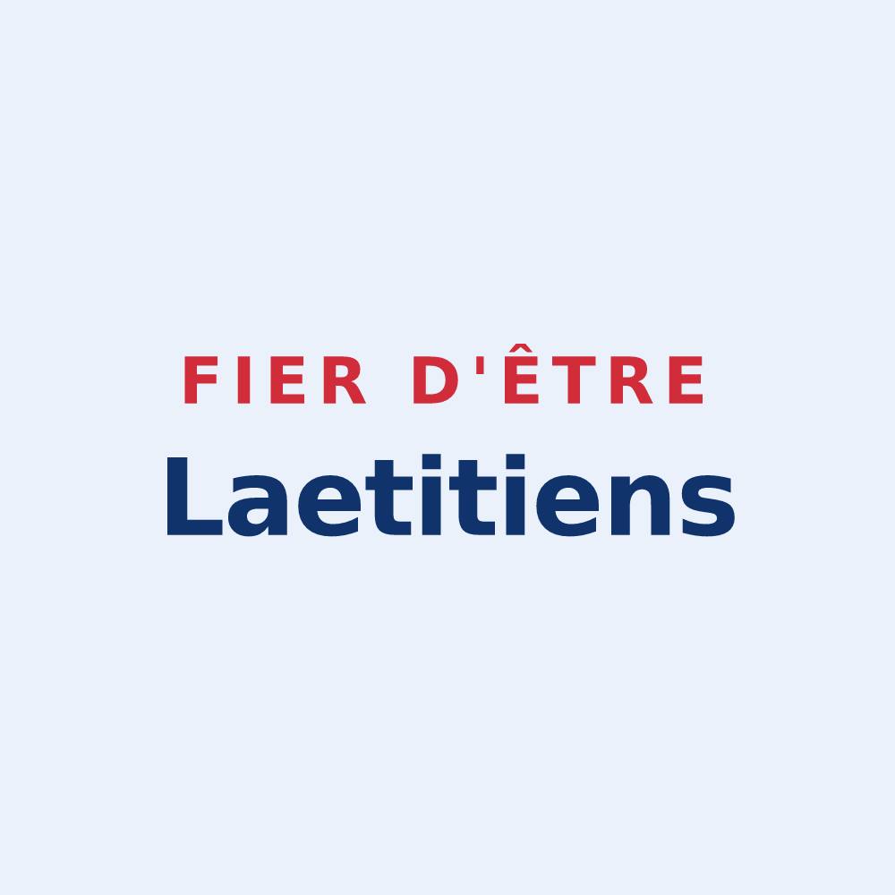 Sticker « Fier d'être Laetitiens » — design pour Liessies