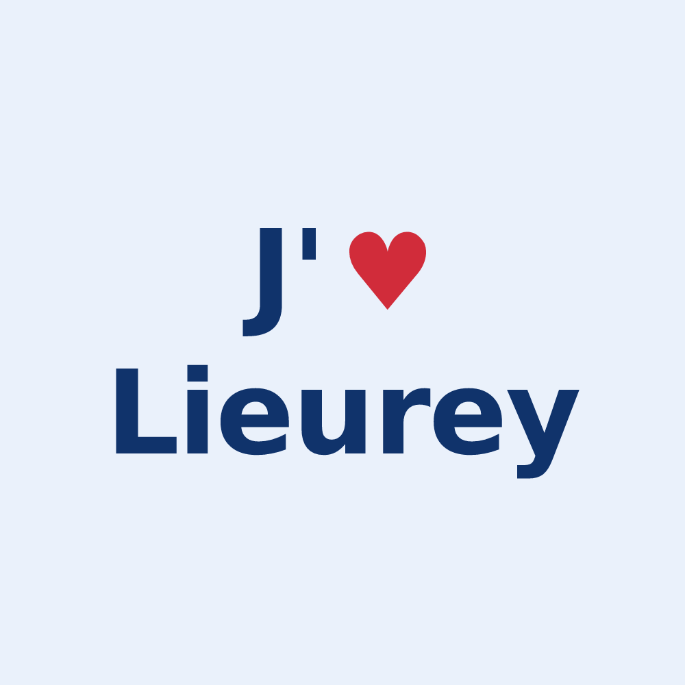 Sticker personnalisé Lieurey — design J'aime Lieurey
