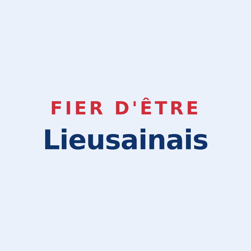 Sticker « Fier d'être Lieusainais » — design pour Lieusaint