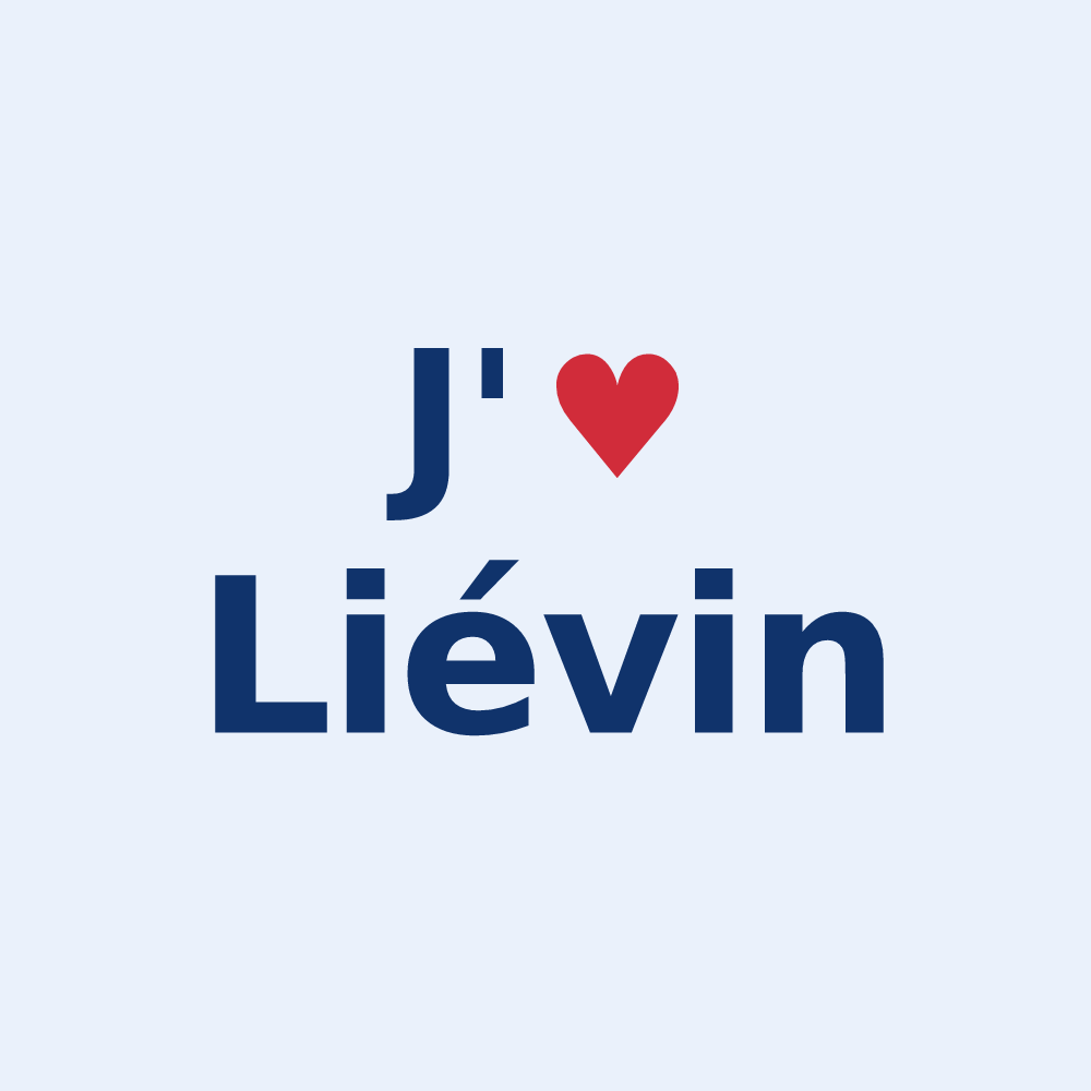 Sticker personnalisé Liévin — design J'aime Liévin