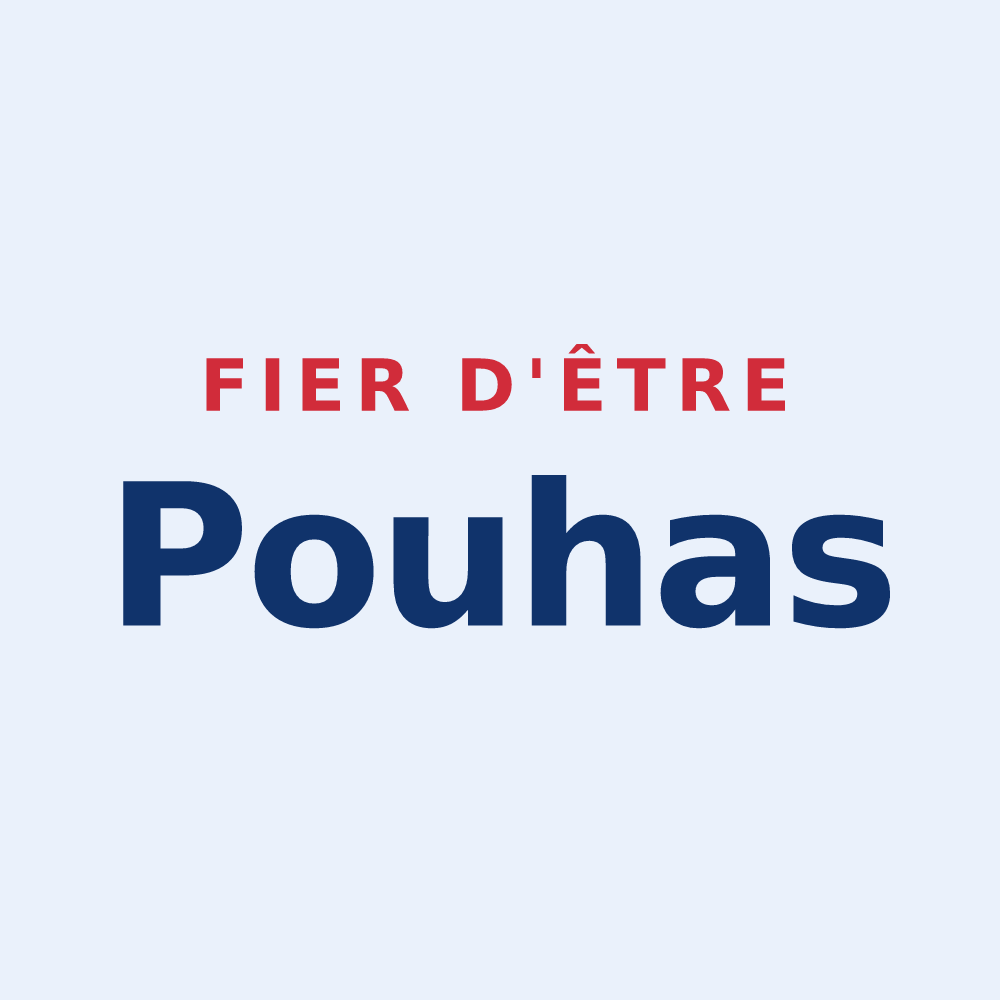 Sticker « Fier d'être Pouhas » — design pour Liézey