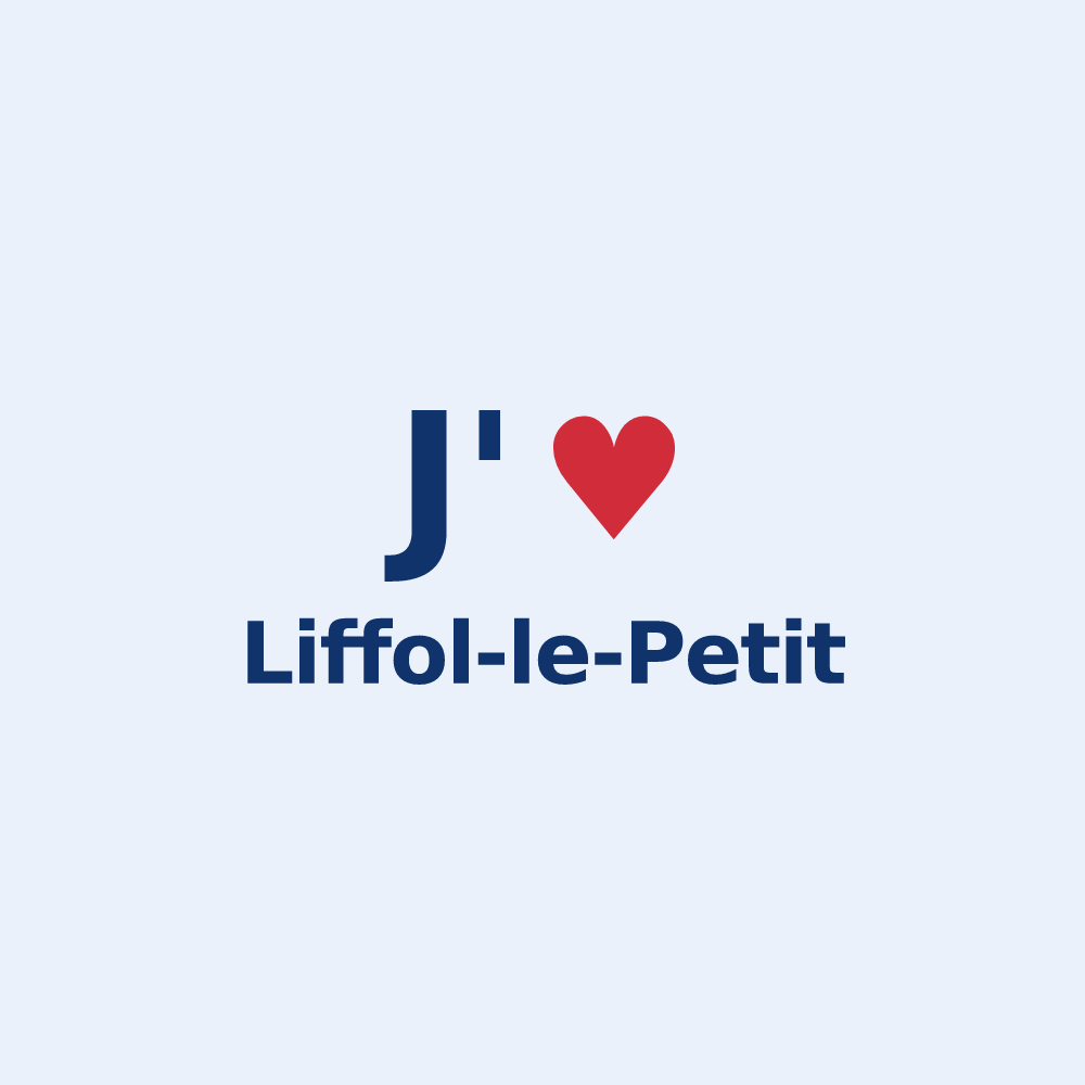 Sticker personnalisé Liffol-le-Petit — design J'aime Liffol-le-Petit