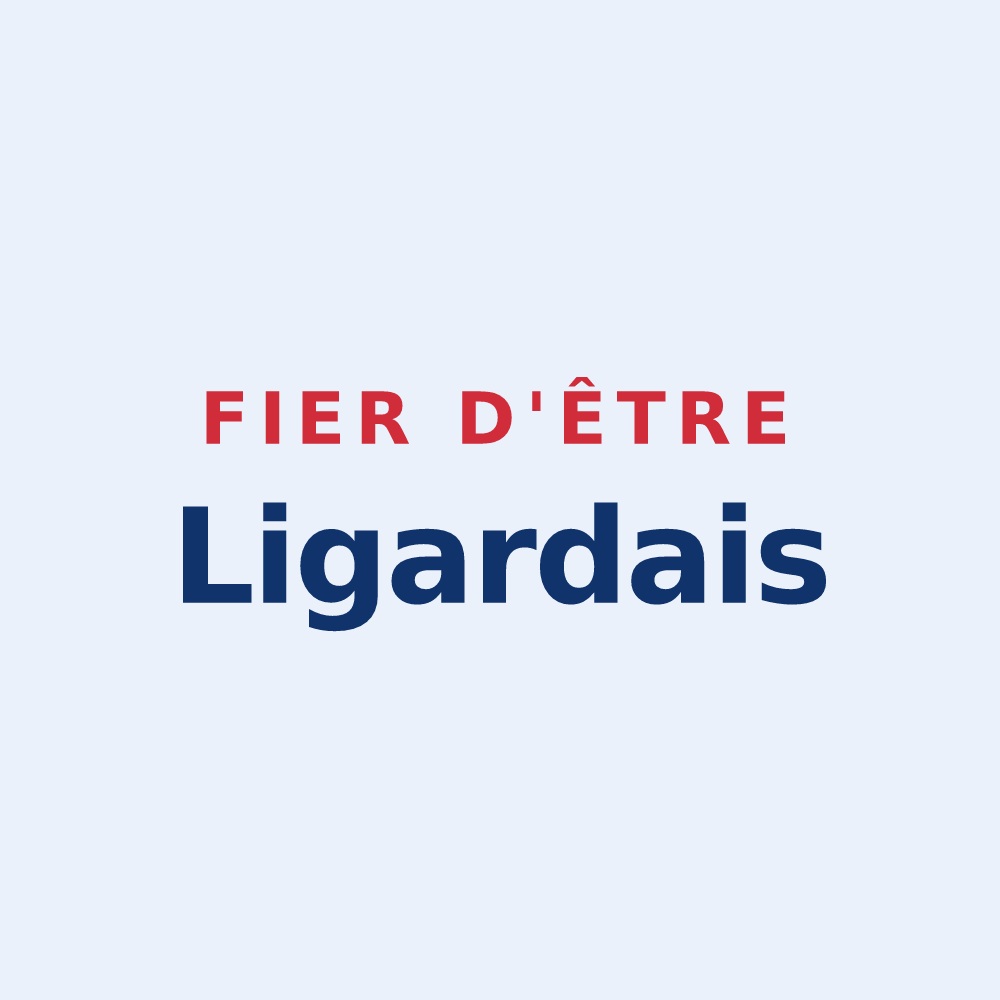 Sticker « Fier d'être Ligardais » — design pour Ligardes