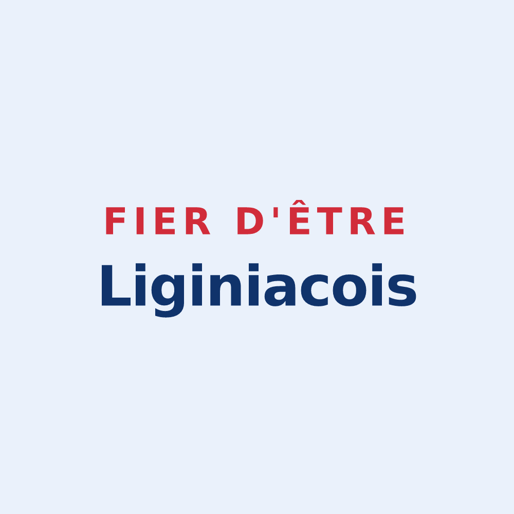 Sticker « Fier d'être Liginiacois » — design pour Liginiac