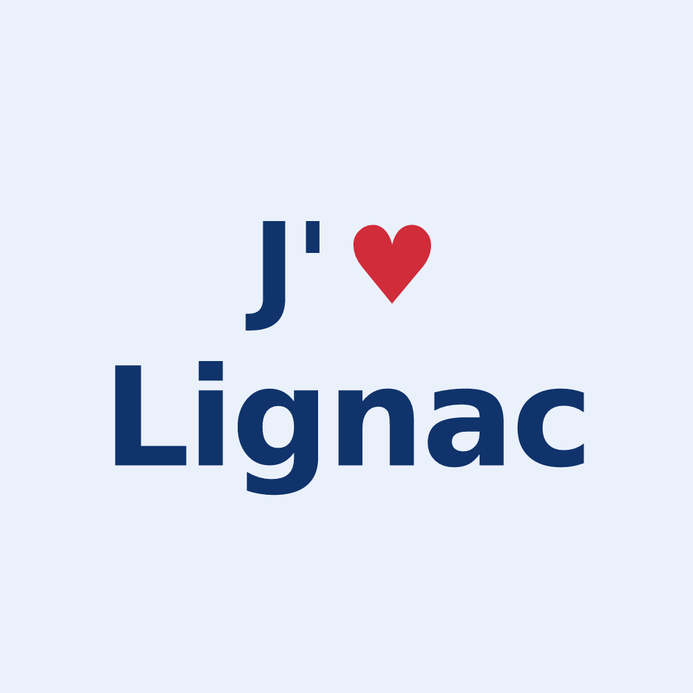 Sticker personnalisé Lignac — design J'aime Lignac
